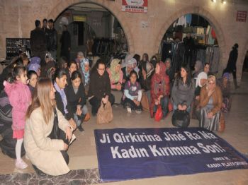 Bdp`li Kadınlardan `şiddete Hayır` Eylemi