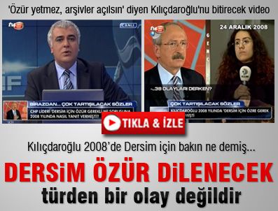 İSYAN - CHP lideri Kılıçdaroğlu meğerse Dersim'i silip atmış