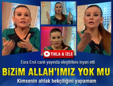 ESRA EROL - Esra Erol canlı yayında isyan etti