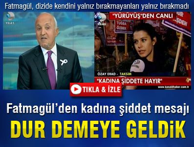 BEREN SAAT - Fatmagül'den kadına şiddet mesajı