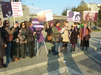 Kadına Yönelik Şiddet Protesto Edildi