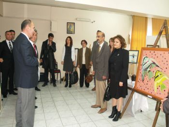 KEMAL NAZLı - Şehit Öğretmenler Anısına Karma Resim Sergisi Açıldı