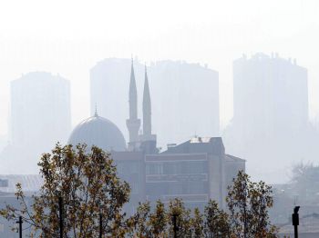 Gaziantep`te Hava Kirliliği İlginç Görüntü Oluşturdu