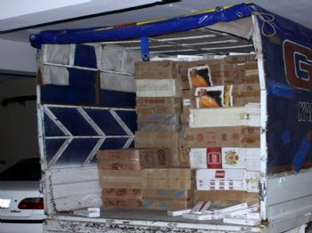 Gaziantep`te Gümrük Kaçağı Sigara Operasyonu