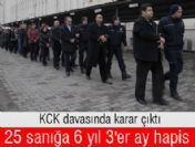 25 sanığın cezası belli oldu