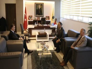 Malatya Emniyet Müdürü Aygün`den Rektör Çelik`e Ziyaret