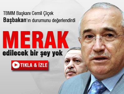 SADIK YAKUT - TBBM Başkanı Cemil Çiçek Başbakan'ın durumunu değerlendirdi