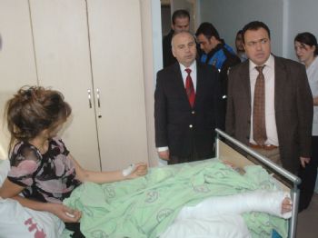 Atılan Gaz Bombası Sonucu Yaralanan Kız Diyarbakır'a Gönderildi