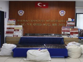 Batman’da Bir Yılda 2 Milyon 500 Bin Adet Kaçak Sigara Ele Geçirildi
