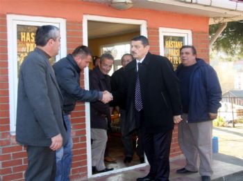 Belediye Başkanı Taksi Duraklarını Ziyaret Ediyor