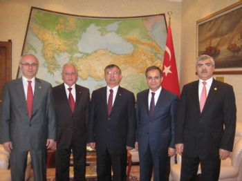 HASAN HAMI YıLDıRıM - Burdur Heyetinden Milli Savunma Bakanı Yılmaz'a Bedelli Ziyareti