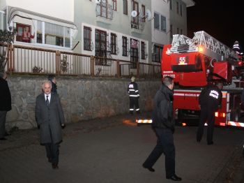 Düzce İtfaiyesi Tatbikatta