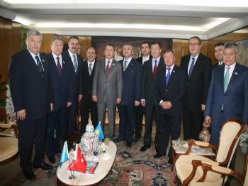 HASAN ÜNVER - Kazakistan Parlamento Başkanı Kairat Mami Nevşehir'de