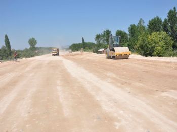 Soma'da Çevre Yolu Çalışmaları Tamamen Durdu