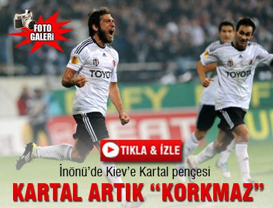 NECIP UYSAL - Beşiktaş: 1 Dinamo Kiev: 0