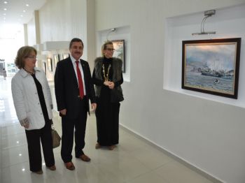 BOLAMAN - Ev Hanımlarından Yağlı Boya Resim Sergisi