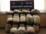 Kayseri`de 58 Kilo Esrar Ele Geçirildi