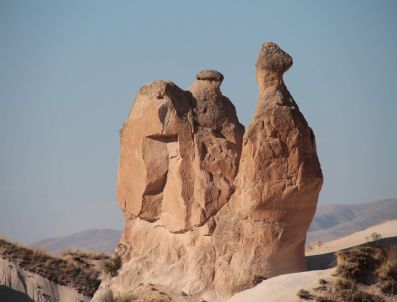 (özel Haber) İnsan ve Hayvan Motifli Peribacaları Hayrete Düşürüyor