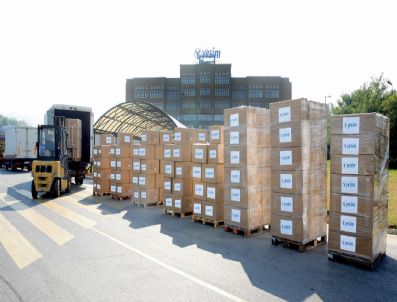 Yeşim Tekstil Van’a Kuru Gıda Gönderdi