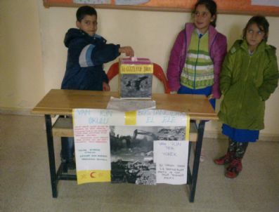 FATIH AKBULUT - Bostancılar İlköğretimokulu Öğrencileri, Van İçin Yardım Topluyor