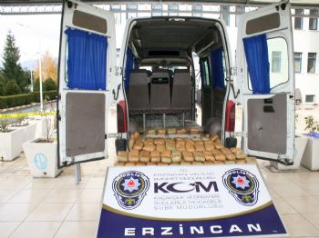 Erzincan Polisi 145 Kilo Toz Esrar Ele Geçirdi
