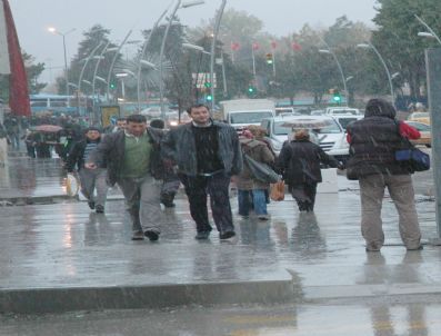 Erzurum`da Kar Yağışı