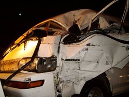 Samsun`da Trafik Kazası: 1 Yaralı