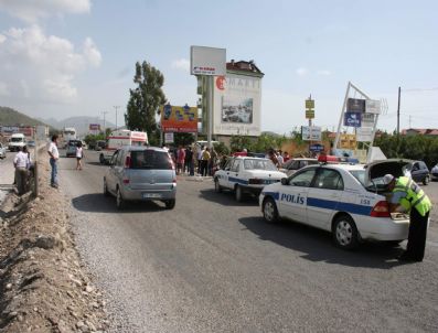 Ortaca`da Trafik Kazası 2 Yaralı