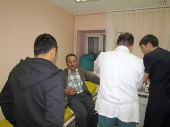 Kesmek İstediği Hayvan Tarafından Isırılan Vatandaş, Kuduz Aşısı Yaptırdı