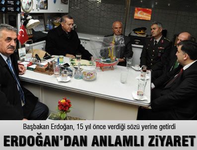 Başbakan verdiği sözü yerine getirdi