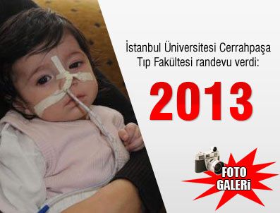 CERRAHPAŞA - Minik Sudenaz'a 2 yıl sonraya MR randevusu