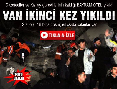 2'si otel 18 bina çöktü, enkaz altında kalanlar var