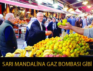 Gazlı ve mumlu mandalinaya dikkat!