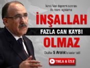 İkinci Van depremi sonrası ilk resmi açıklama