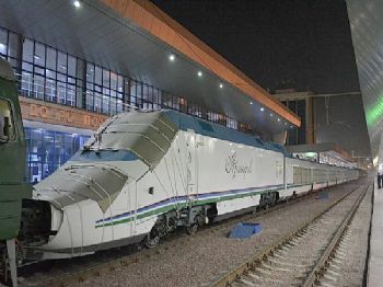 SEMERKANT - Özbekistan’ın İkinci Hızlı Treni De Taşkent’e Geldi