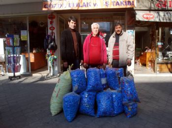 Salihlili Esnafı 35 Bin Mavi Kapak Topladı