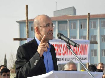 Bakan Şimşek Batman'da Hastane Temeli Attı