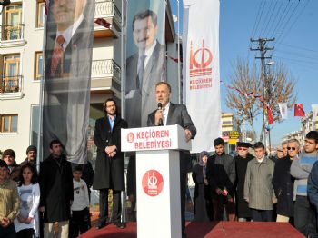 Keçiören'de Kardeş Erciş Parkı Açıldı