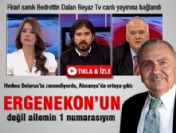 Ergenekon'un bir numarası Beyaz Tv canlı yayınına bağlandı