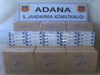 Adana'da 19 Bin 950 Paket Kaçak Sigara Ele Geçirildi