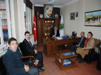 Gemiciler İlköğretim Okul Müdürü Başkan Gülşen'i Ziyaret Etti