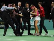 Kadın tenisçinin ilginç çağrısı