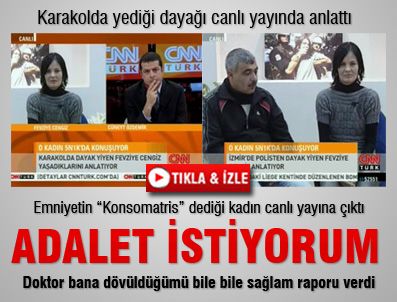 Karakolda dayağı canlı yayında anlattı