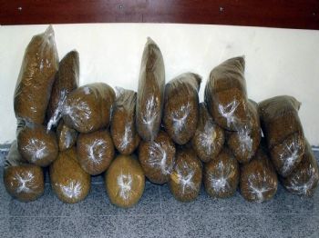 Yavuzeli'nde 250 Kilo Kaçak Tütün Ele Geçirildi
