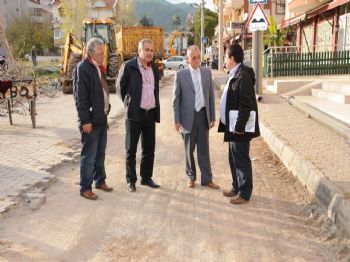 DOĞAN GÜREŞ - Marmaris’te Alt Yapı Çalışmalarına Hız Verildi