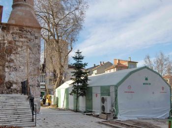 Simav’da Çadır Mescitlere Jeotermal Desteği