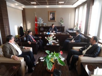 LÜTFÜ ARSLAN - Ak Parti'den Kaymakama Hoşgeldin Ziyareti