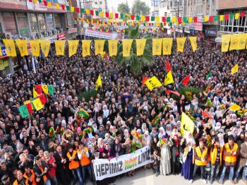 DEMOKRATIK TOPLUM KONGRESI - Bdp'den 'ben Buradayım İrademe Sahip Çıkıyorum' Mitingi