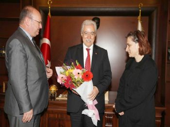 CAFER ESENDEMIR - Çgc Üyeleri Aldırmaz'a Vefa Ziyaretinde Bulundu