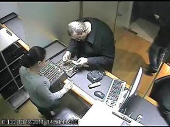 Gürcistanlı Hırsız Güvenlik Kamerasında (özel)